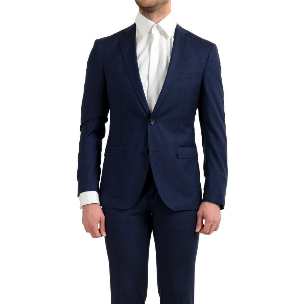 Hugo Boss Men's "Reyno4/Wave2" Slim Wool Suit